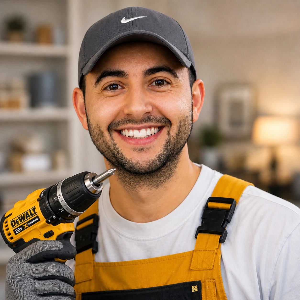 Bay Area Assembly furniture assembly technician with a drill